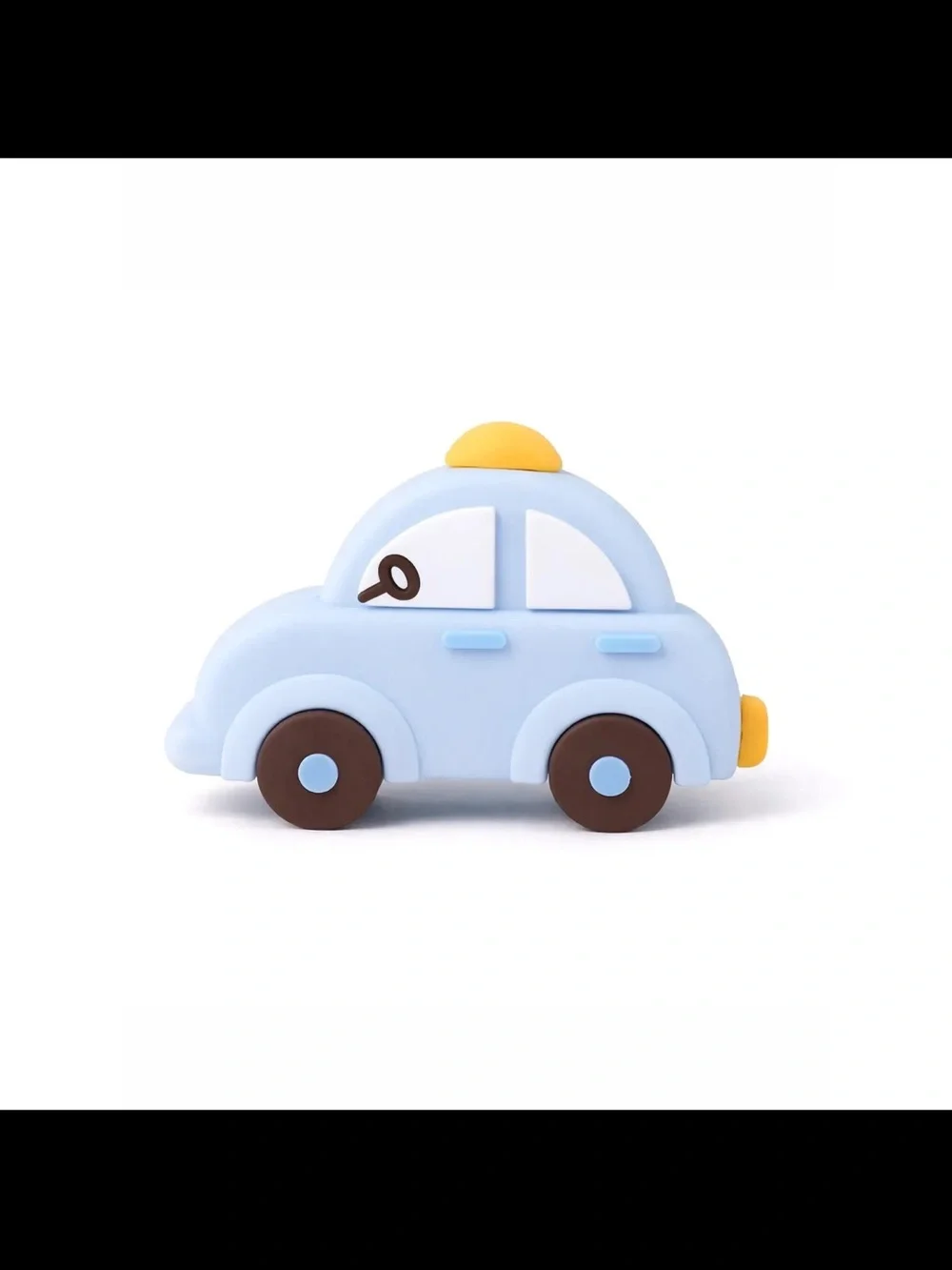 Blue Baby Shower Cake Topper Set – Teddy Bear, Car & BABY Blocks